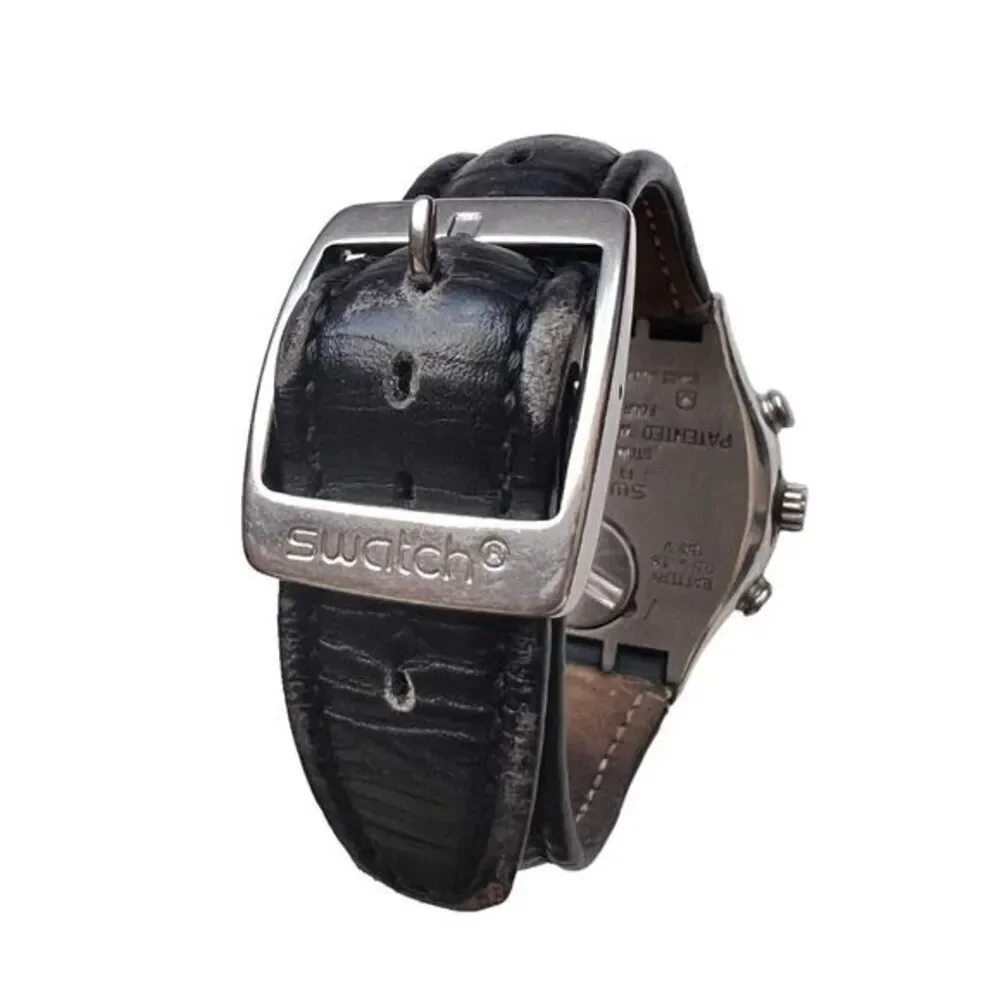 Vintage Men's Swatch Irony Chronograph Watch 4 Jewels‎ V8 Swiss Made Patented WR